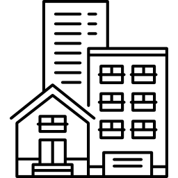 Schwarzes Pixel-Icon einer Person am Schreibtisch mit Monitor, Büroarbeit