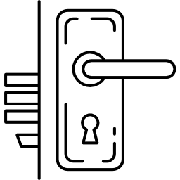 Schwarzes Icon eines Smartphones mit seitlichem Stift, minimalistisches Symbol
